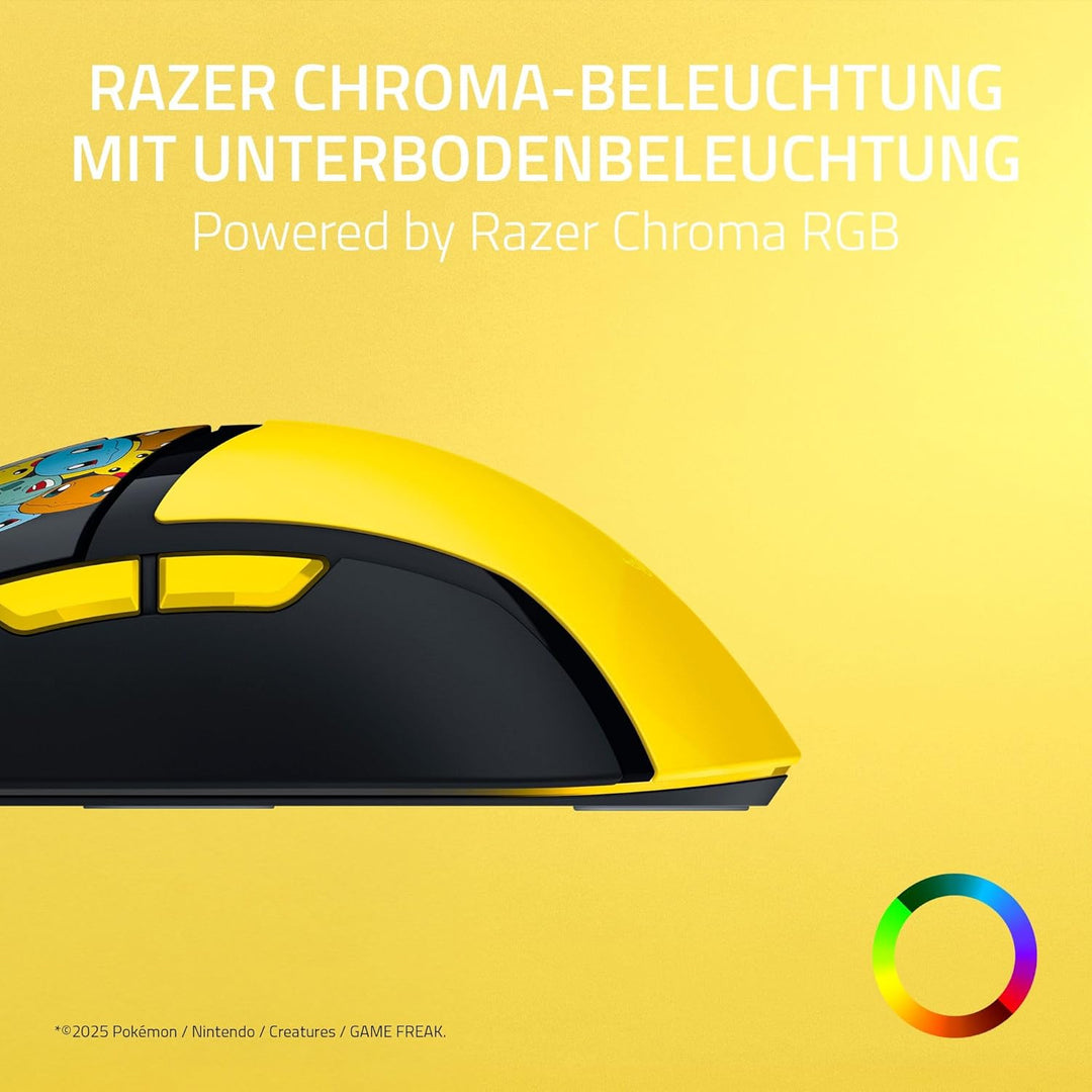Razer Cobra Pokémon Edition - Leichte kabelgebundene Gaming-Maus - 8500 DPI Sensor - 58g - optische