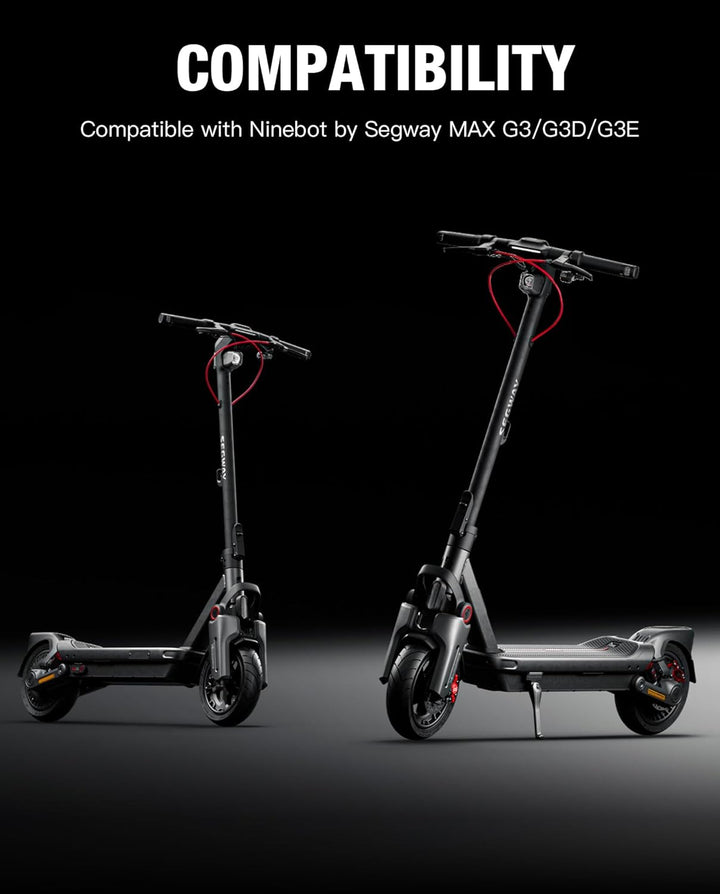 Heckfender mit Rücklicht kompatibel mit Segway Ninebot Max G3 G3D G3E Kicksoter Fender hinten Fender