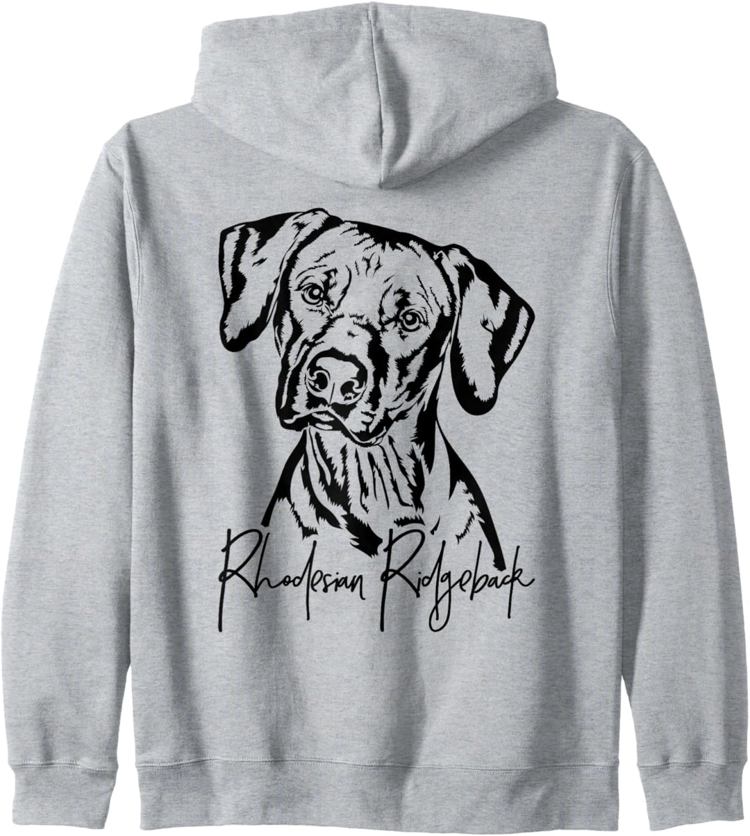 Rhodesian Ridgeback Portrait Hundeportrait Hunde Kapuzenjacke
