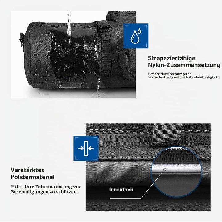 NEEWER 1m Stativ Tragetasche, strapazierfähige, wasserdichte Nylontasche mit Griffen und Schultergur