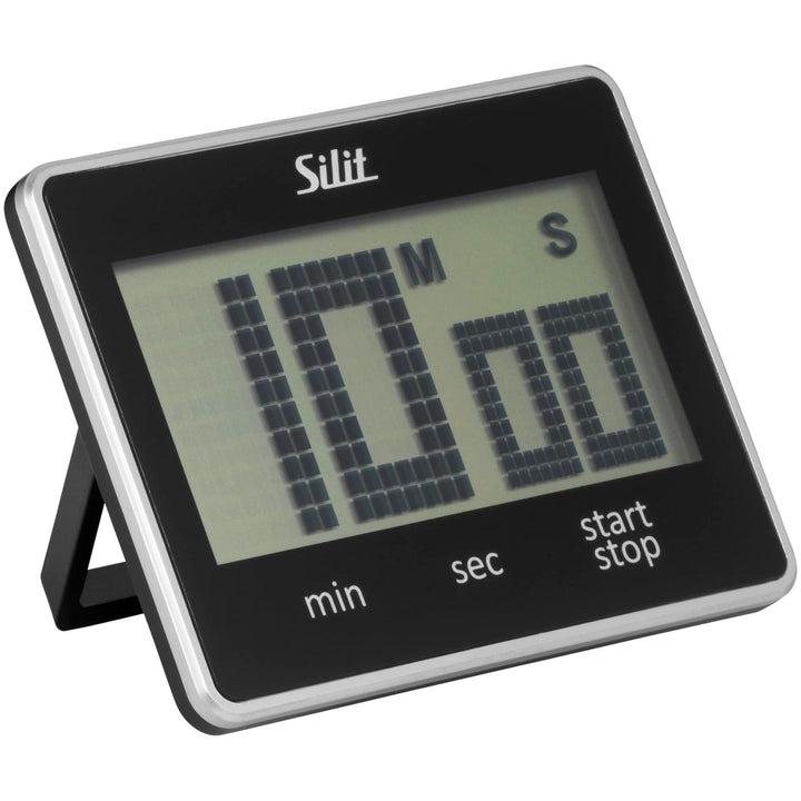 Silit Attimo Kurzzeitwecker digital, 9 x 7 cm, Küchentimer, Countdown, Timer, Eieruhr digital, Kunst