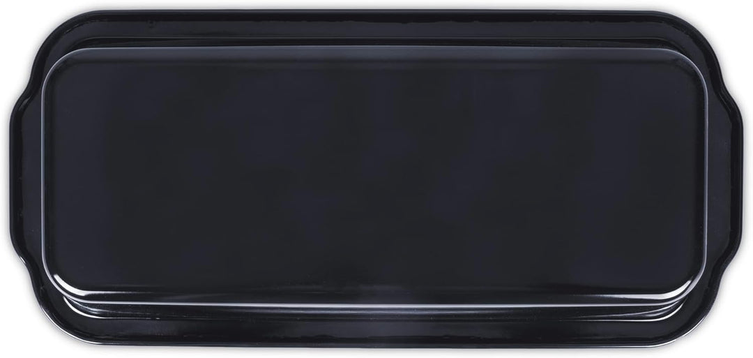 Städter we love baking Brotbackform EMAILLE Black Edition, 30x13x8 cm, Schwarz, emailliert, kratzfes