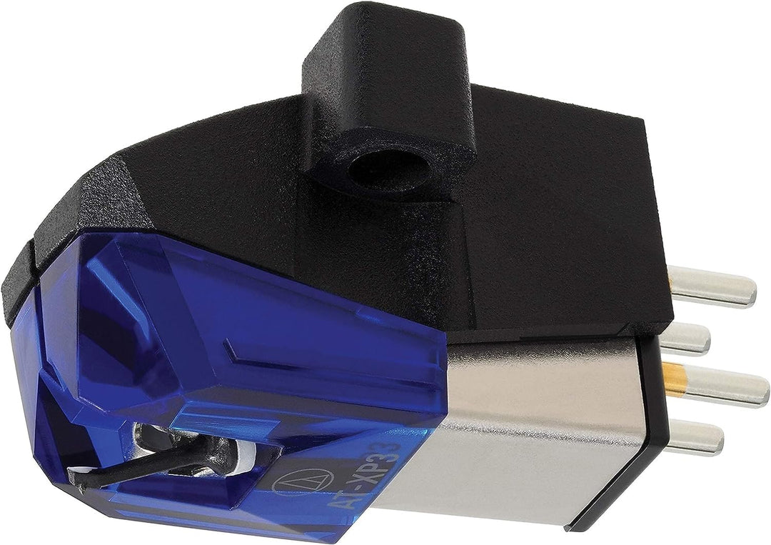 Audio-Technica at-XP3 Dual-Moving-Magnet-Stereotonabnehmer DJ Blau Dual Moving Magnet Stereo Cartrid