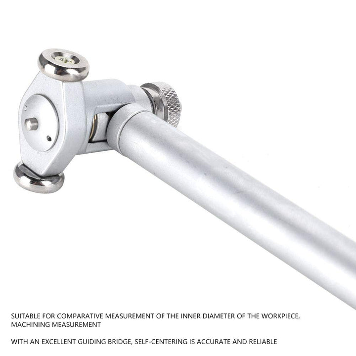 Messuhr-Bohrungsmessgerät, Innendurchmesser-Messgerät Aluminiumlegierung Hochgenaues Messwerkzeug 50