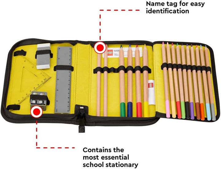 SKANDO BAGS Lego Pencil Box with Contents 20085-2404, Unisex Pencil Cases, Blue, One Size EU Lego Ni