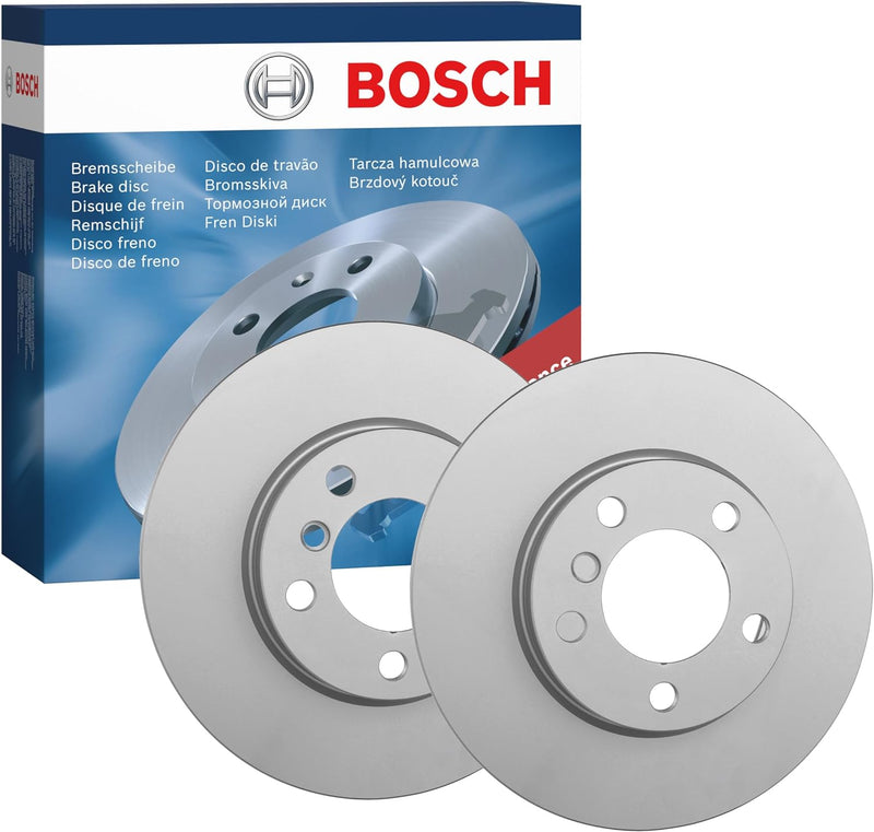 Bosch BD1557 Bremsscheiben - Vorderachse - ECE-R90 Zertifizierung - zwei Bremsscheiben pro Set