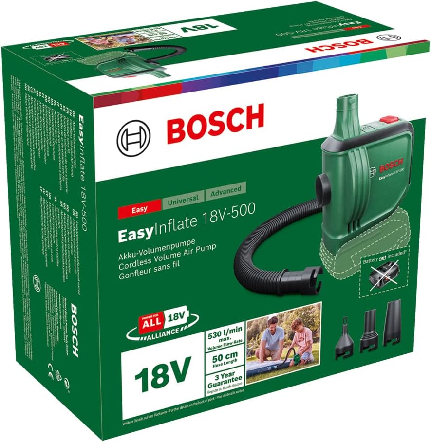 Bosch Home and Garden Bosch Home and Garden Bosch elektrische Luftpumpe/Luftpumpe für Luftmatratze E