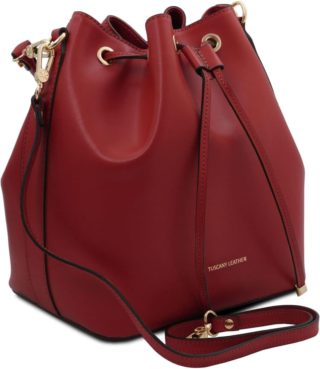 Tuscany Leather Vittoria Beuteltasche aus Leder Rot, Rot