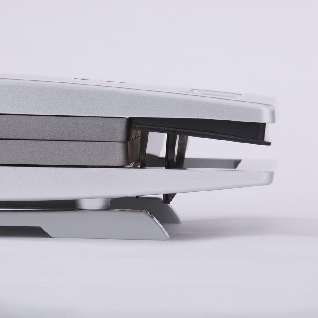 Cloer 6219 Sandwichmaker, 900 W für 2 diagonal geteilte Toasts, optische Fertigmeldung, silber Silbe