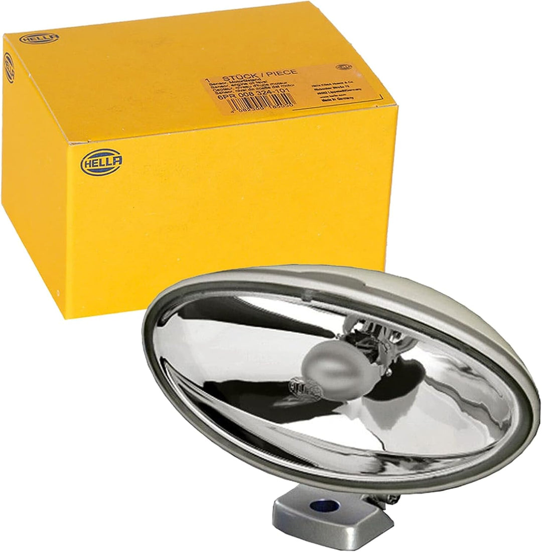 HELLA - FF/Halogen-Nebelscheinwerfer - Comet FF 300 - 12V - oval - Anbau - glasklare Streuscheibe -
