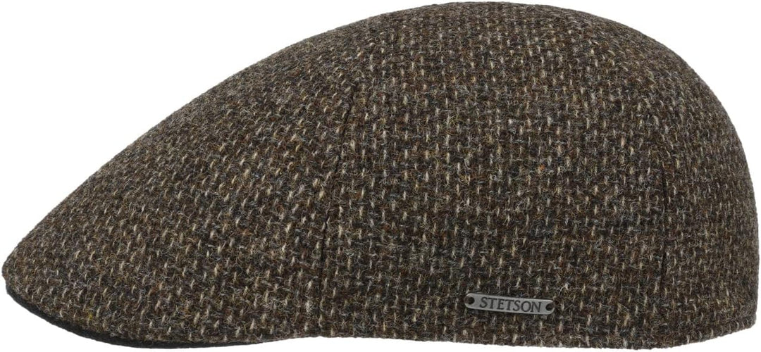 Stetson Texas Classic Wool Flatcap - Schiebermütze Herren - Herrenmütze mit Baumwollfutter - Schirmm