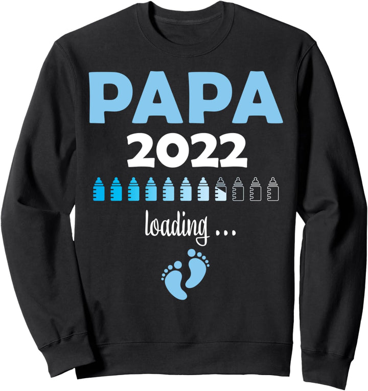 Zukünftiger Papa 2022 Schwangerschaft Werdender Vater Junge Sweatshirt