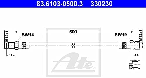 ATE 83610305003 Bremsschlauch