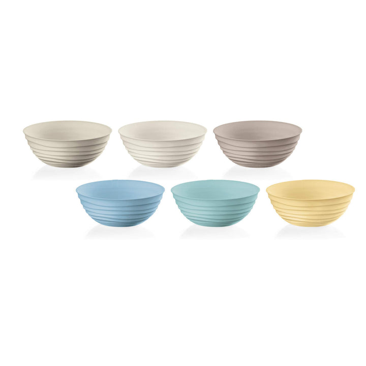 Guzzini - Tierra, Set 6 Schalen S, Ø12,2 x H11,5 cm | 348 cc - 17500052 6er set 0 Mehrfarbig, 6er se
