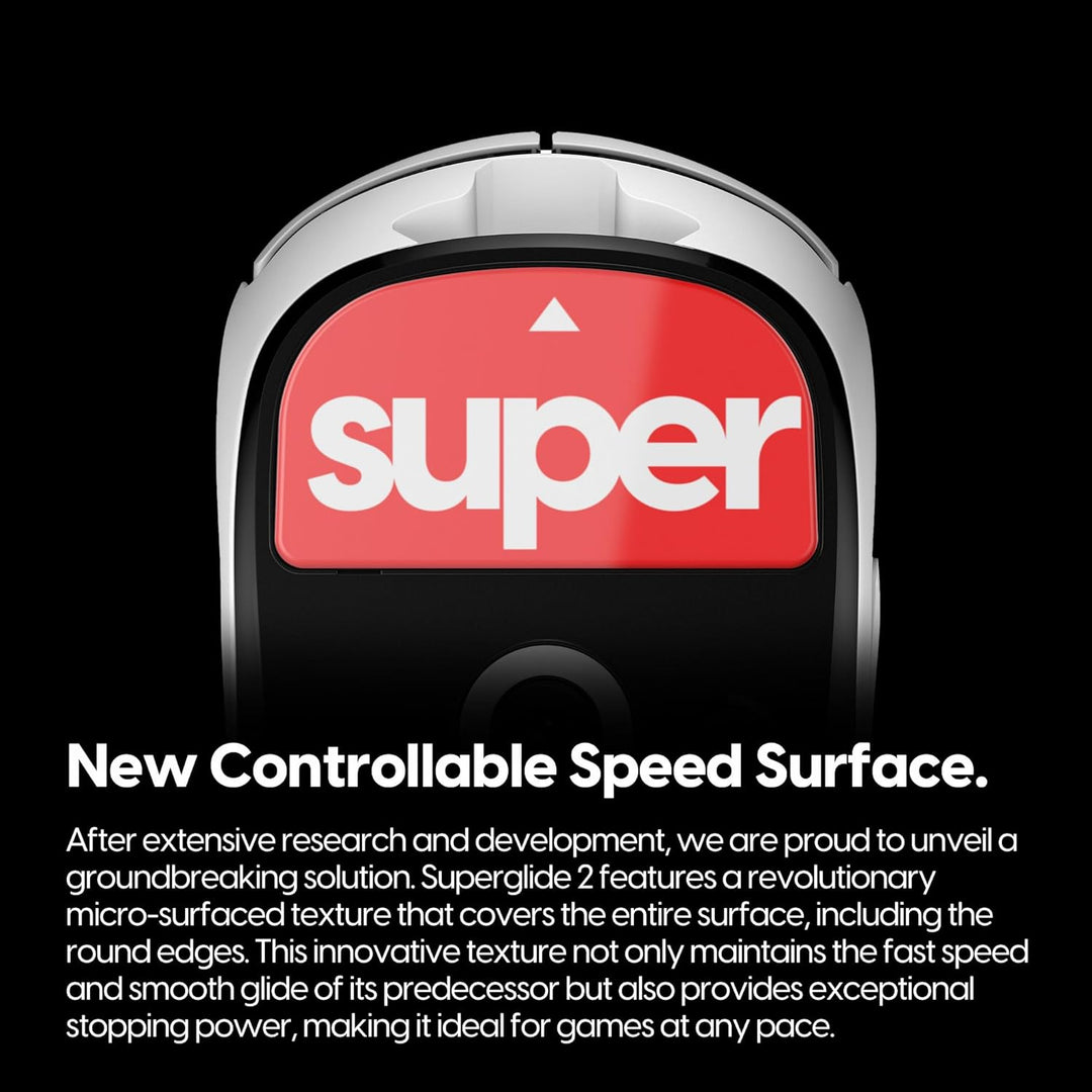 Pulsar Gaming Gears Superglide2 Maus-Pads mit strukturierter Oberfläche mit Geschwindigkeitskontroll