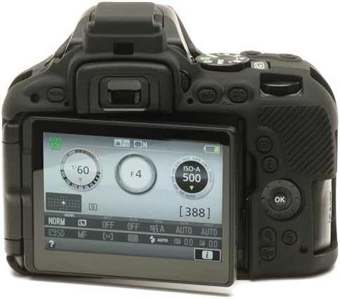 EasyCover - Silikon Kameratasche - Schutz für Ihre Kamera - Nikon D5500/D5600 - Schwarz