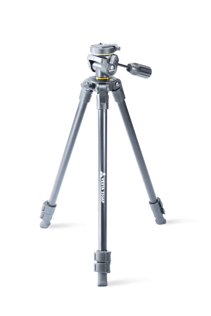 Vanguard Vesta 233AP - Einsteiger-Stativ mit 3-Wege-Kopf 23mm Schwenkgriff, 23mm Schwenkgriff