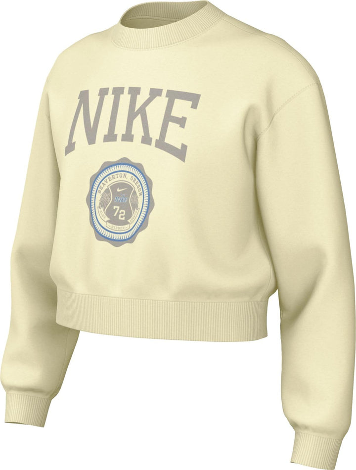 Nike Sportswear Club Kastenförmiges French-Terry-Rundhalsoberteil für ältere Kinder (Mädchen), HJ337