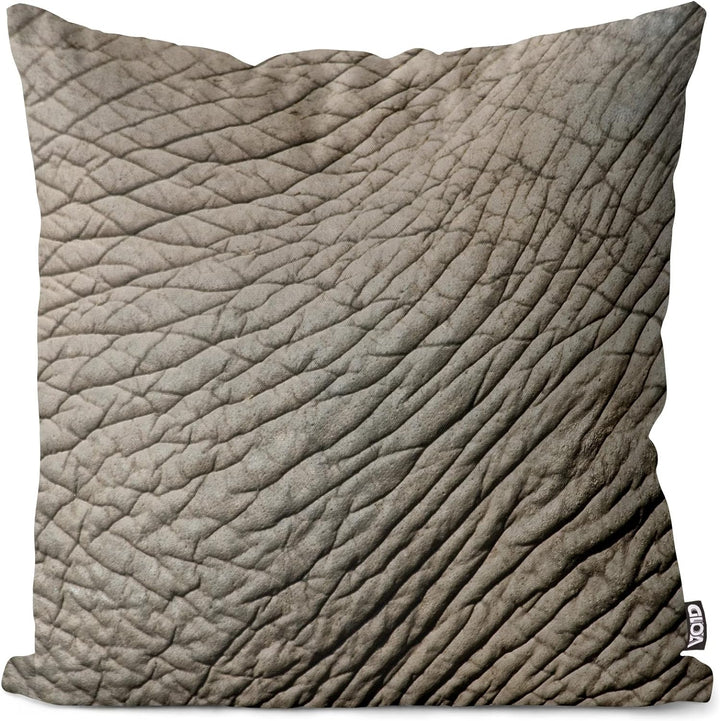 VOID Elefant Elefantenhaut-Druck Kissenbezug Kissenhülle Sofakissen Kissen Deko Outdoor-Kissen Dekok