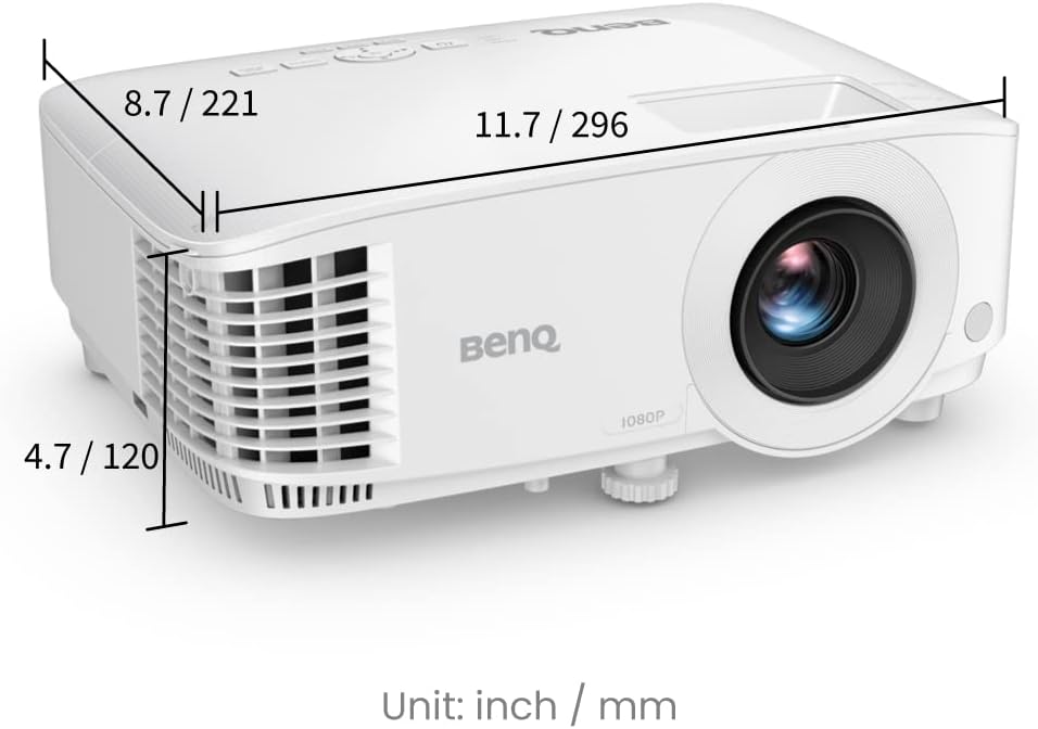 BenQ TH575 1080p DLP Gaming Projektor 3800lm, HDMI, 3D, niedrige Latenzzeit für Spielkonsolen, Weiss