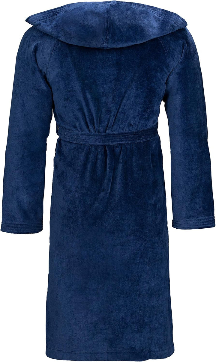 Vossen Damen & Herren Bademantel Texas XS Blau (Winternight 476), XS Blau (Winternight 476)