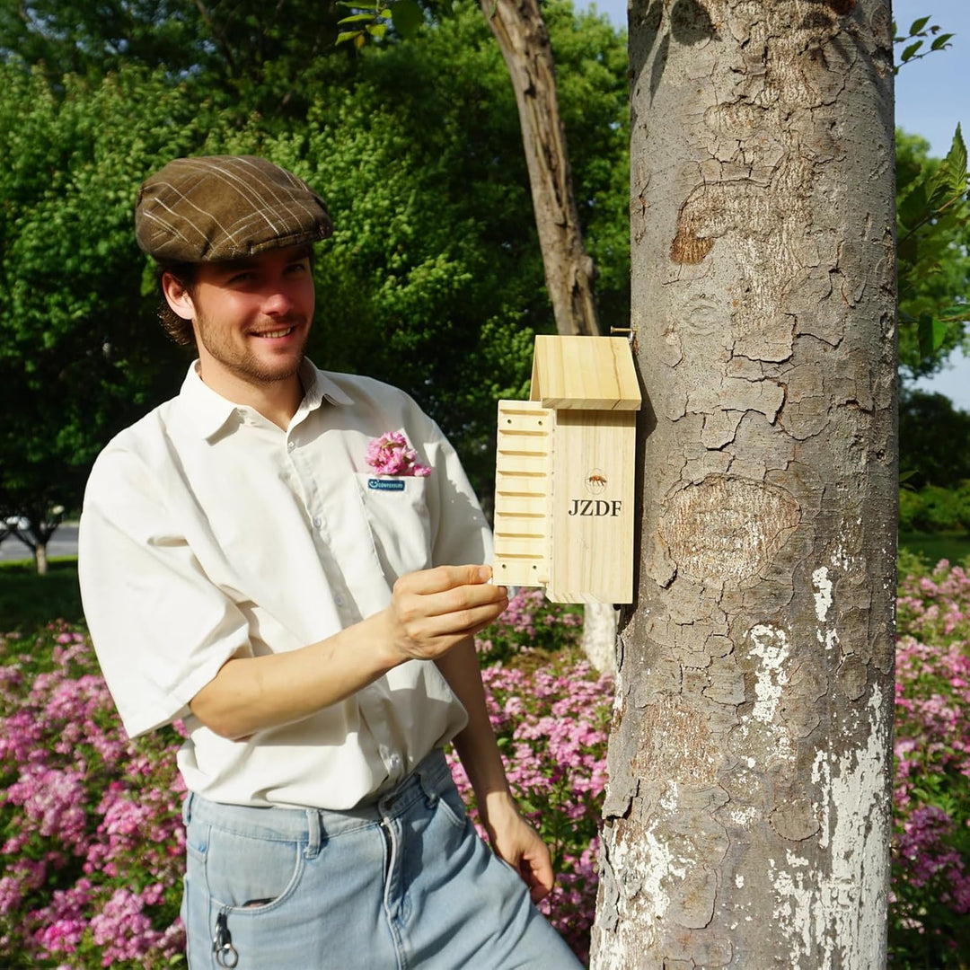 Maurer-Bienenhaus, JZDF Bug Hotel, Käferhotel, Zimmermann-Bienenhaus für den Garten, Blattschneider,