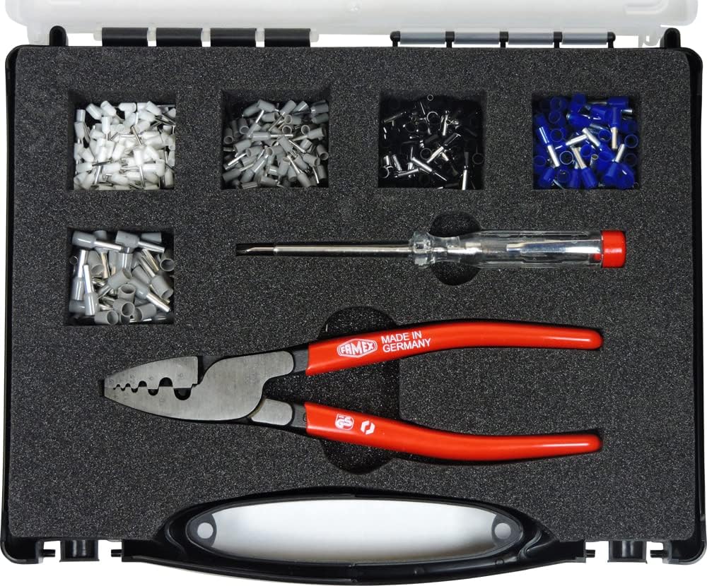 Famex 436-10 Elektriker Werkzeugkoffer mit Profi Werkzeug Set aus deutscher Produktion 436-10 Elektr