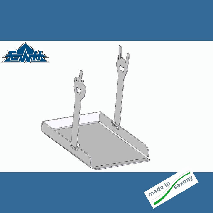 EWH Grillplatte BBQ Plancha aus Edelstahl V2A Grösse: Compact 30 x 20 cm mit optionalen Plattenheber
