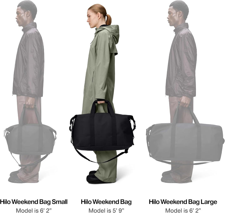Rains Hilo Weekend Bag - wasserdichte Reisetasche Beige, Beige