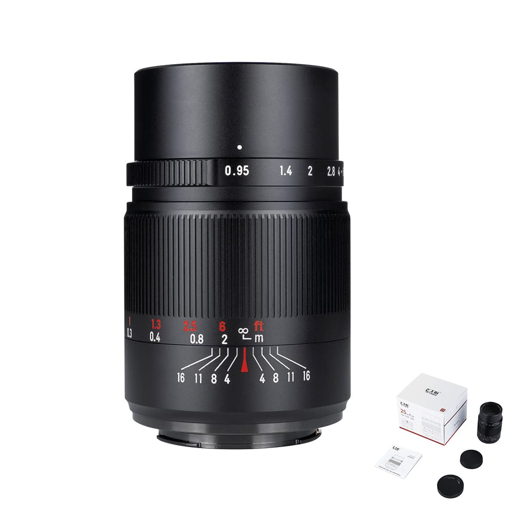 7artisans 25mm F0.95 APS-C Dokumentarfotografie Grosse Blende Spiegellose Kamera Festbrennweite für