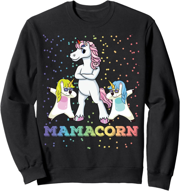 Mamacorn Einhorn Mama Einhorn Mädchen Einhorn Mutter Mamacorn Sweatshirt