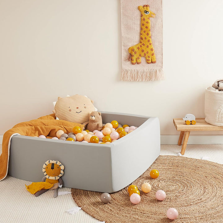 Bieco Bälle für Bällebad Sunrise | 100 Stück | Bunte Bälle | Bällebad Kinder | Bällebad Baby | Bälle