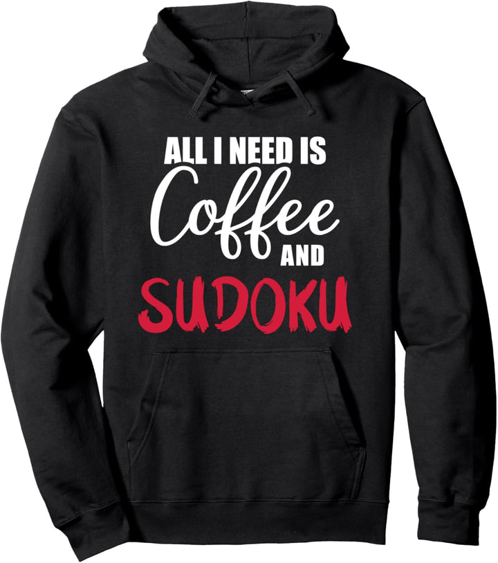 Sudoku Kaffee Spruch Pullover Hoodie