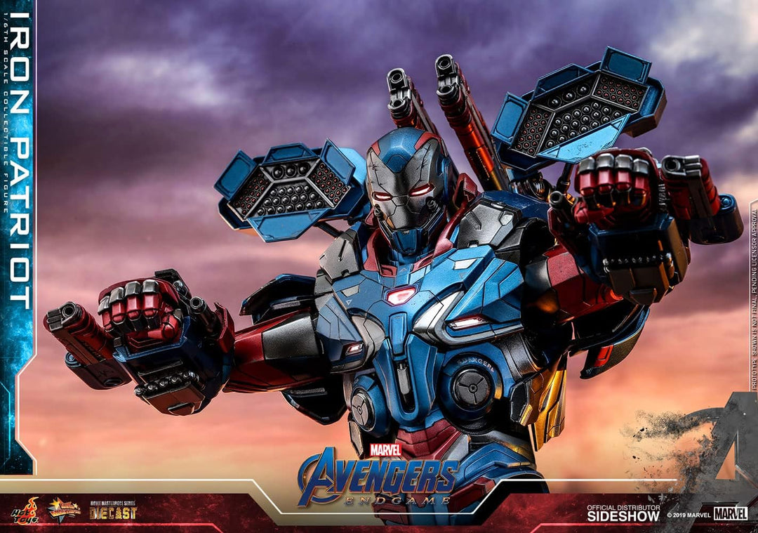 Hot Toys - 1:6 Iron Patriot Figur - Avengers: Endgame, HT904924, Mehrfarbig