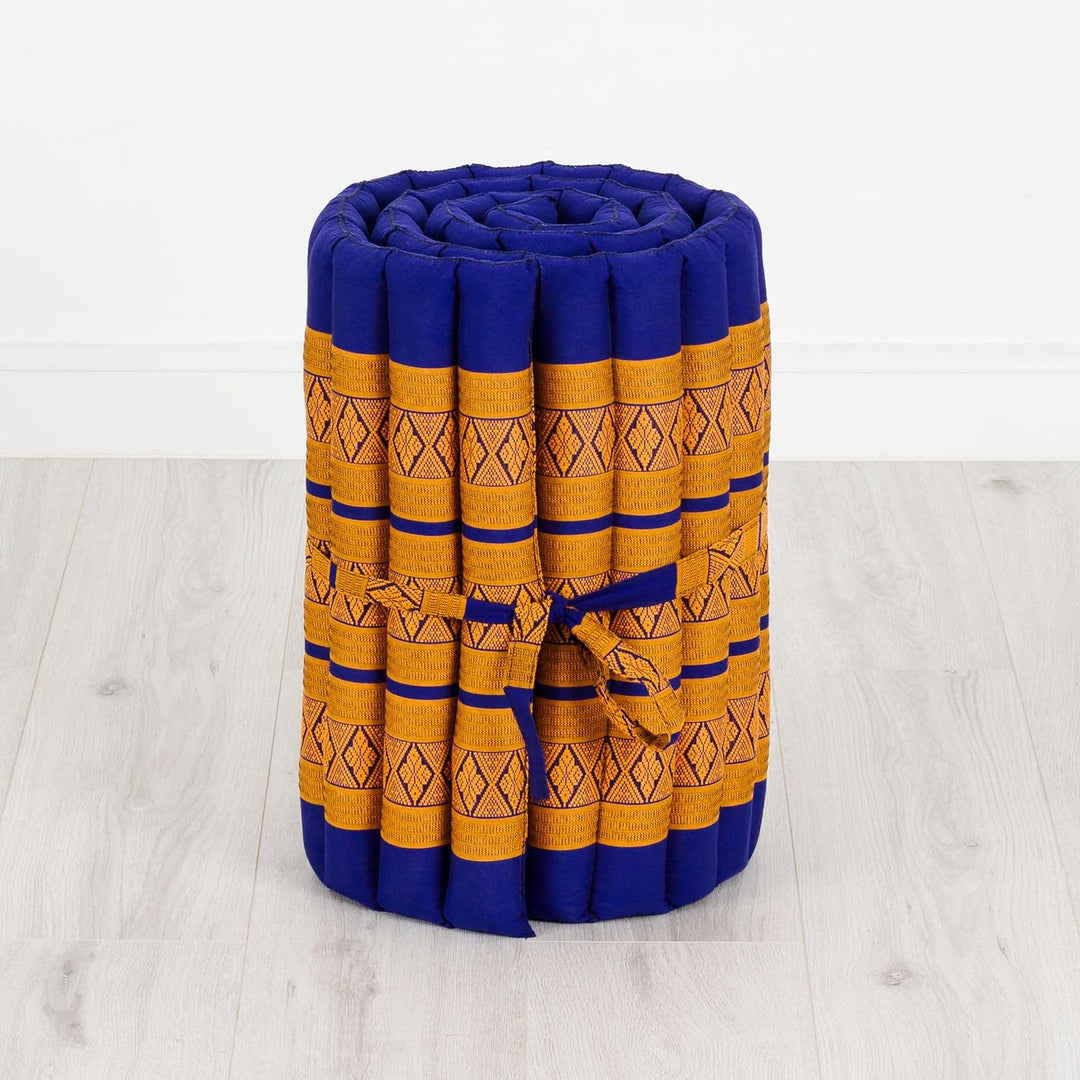 livasia Rollmatte Rollmatratze S schmal - 200x50x4,5cm - Gästebett Gästematratze 1 Person mit Muster