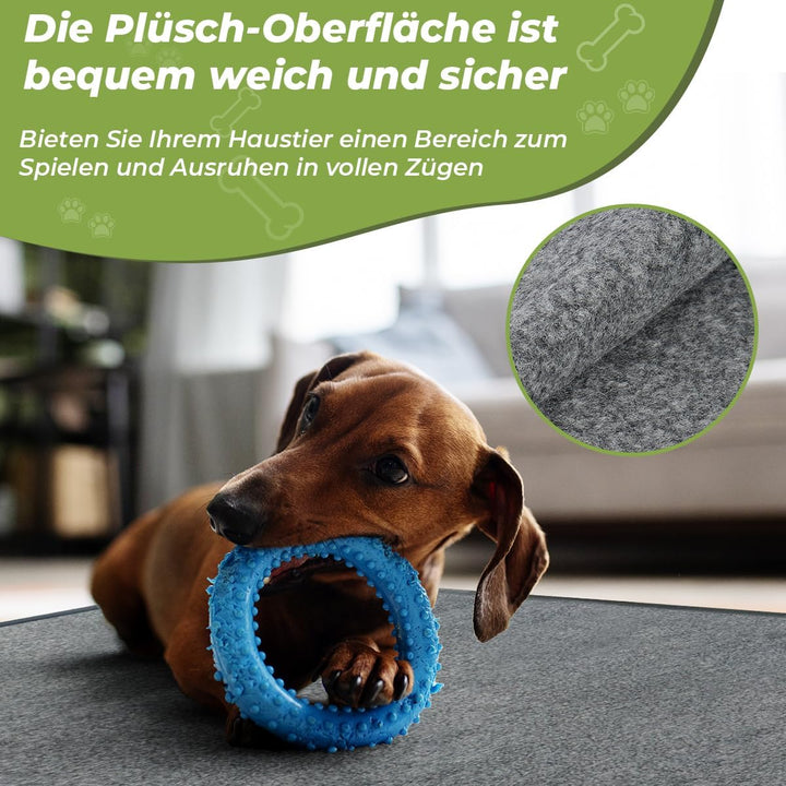 Waschbar Trainingspads für Hunde, 2 Stück 122cm x 122cm Wiederverwendbare Hundetrainingspads, rutsch