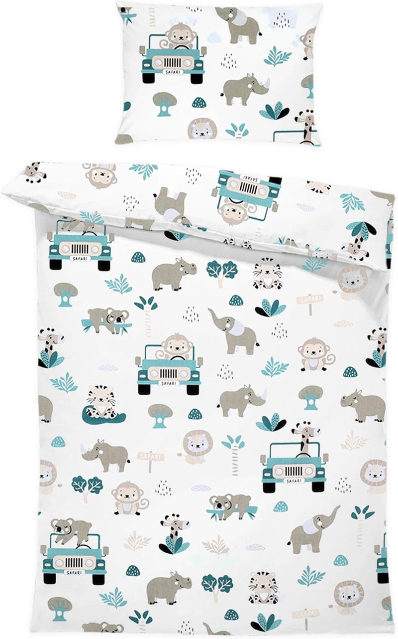 Kinderbettwäsche 100x135 Baumwolle – Bettwäsche Kinder Baby Jungen Mädchen Bettwäsche-Sets Bettbezug