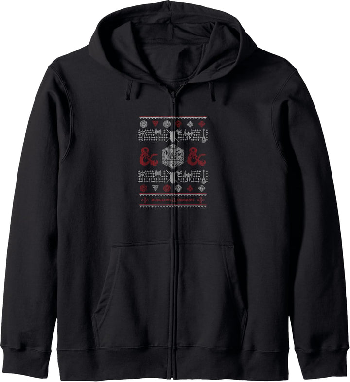 Dungeons &amp; Dragons Ugly Christmas Kapuzenjacke
