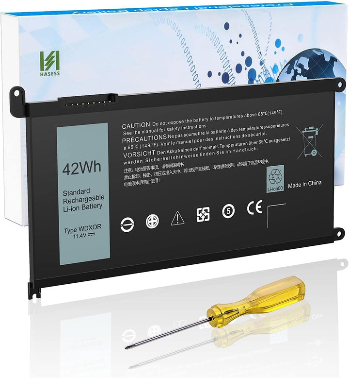 WDX0R Laptop-Akku Ersatz für Dell in spiron13 7368 7378 5379 5378 5378 543 Zoll Spiron 14 7560 7570