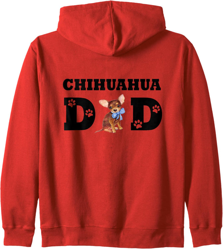 Chihuahua Dad Chihuahua Papa Hundepapa Hund Welpe Kapuzenjacke