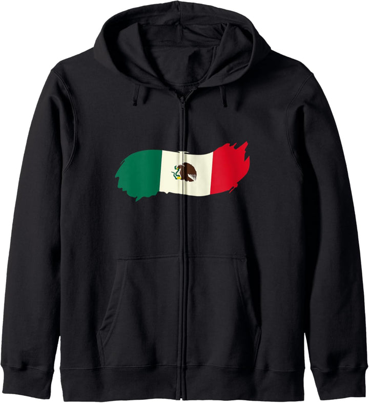 Mexikanische Mexiko-Flagge Kapuzenjacke