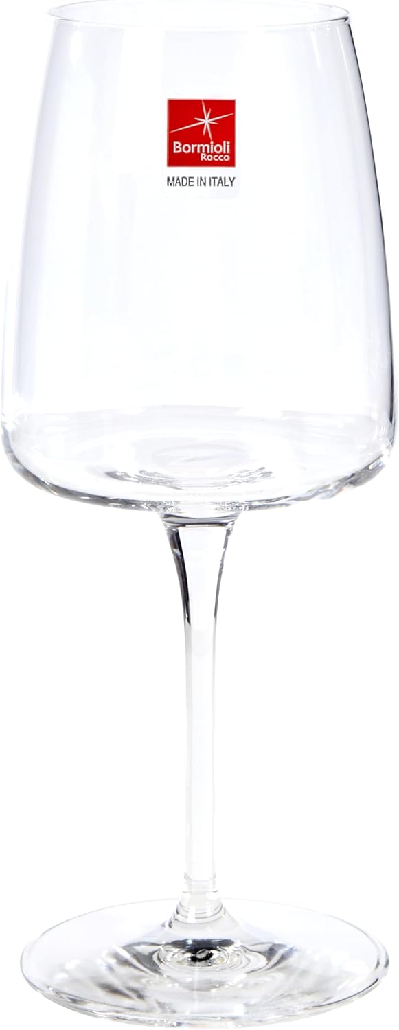 Bormioli Rocco Nexo Weingläser-Set, 6, 1 Stück, Glas, durchsichtig, (1er Pack), 6