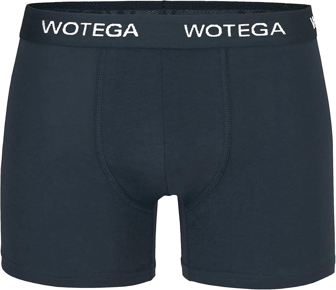 WOTEGA Joe - Boxershorts Herren 6er Pack - Baumwoll Unterwäsche M Grau (Castlerock 180201), M Grau (