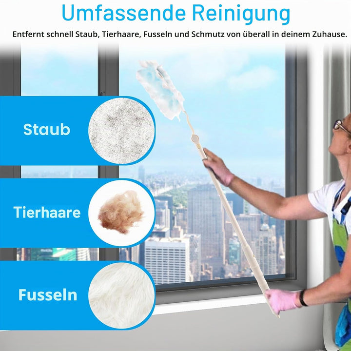 100 Stück Staubmagnet Nachfüllpack Set, Kompatibel für Staubmagnet Nachfüllpack, Staubmagnets mit 1