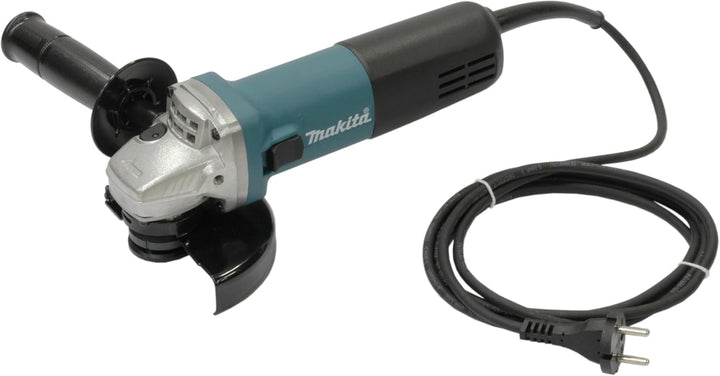 Makita 9558HNRZ Winkelschleifer, 125 mm Scheibendurchmesser, 840 Watt Leistung, mit Schutzhaube und
