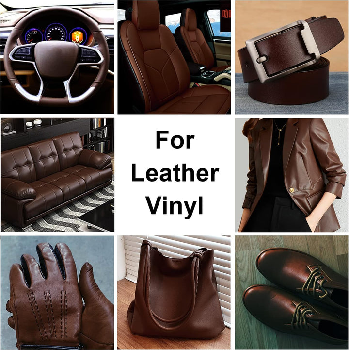 Leder Reparatur Set Schwarz, Lederpflege Für Ledercouch, Für Vinyl Möbel, Sofa, Autositze, Schuhe Fü