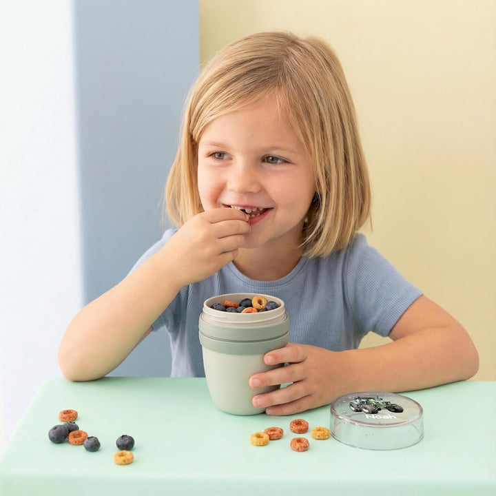 Bärenfreunde Mepal Müslibecher personalisiert, Pot Joghurtbecher, to go Becher, Geeignet für Tiefküh
