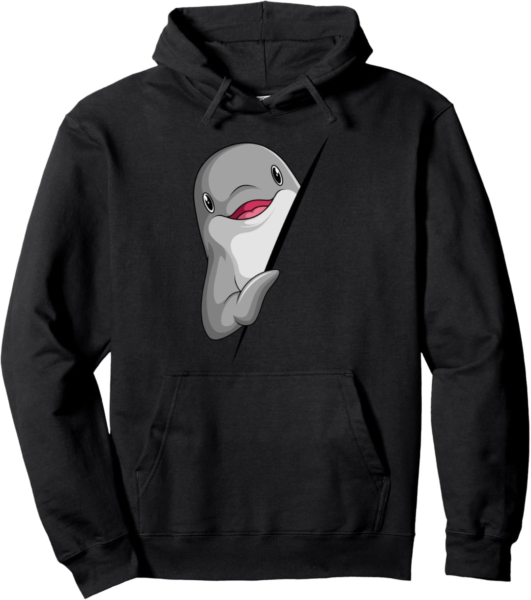 Delfin Damen Mädchen Kinder Jungen Delfine Pullover Hoodie