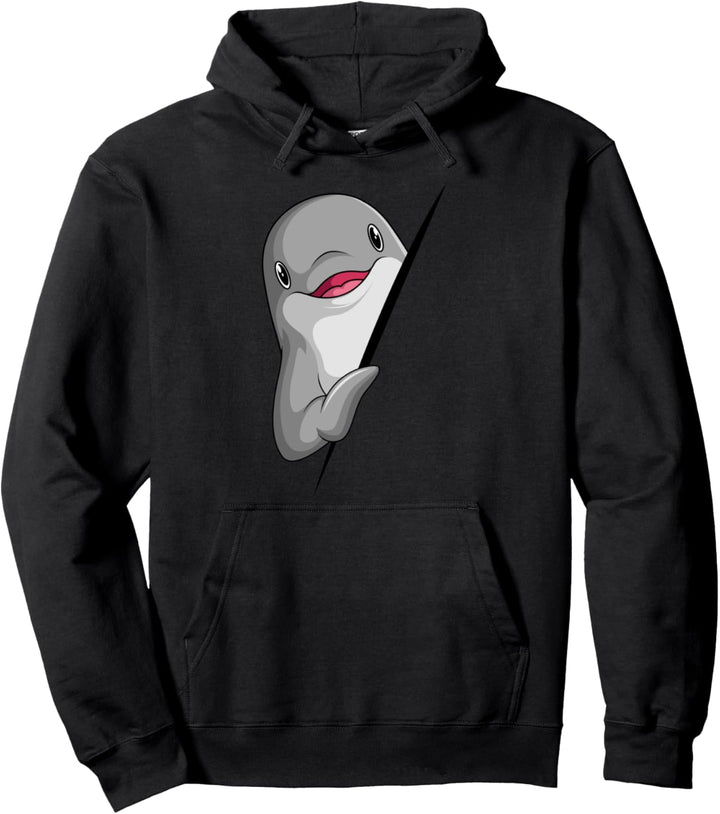 Delfin Damen Mädchen Kinder Jungen Delfine Pullover Hoodie