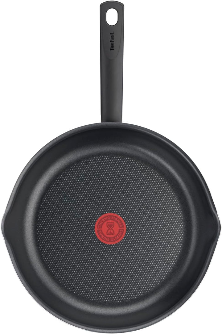 Tefal Day by Day On Bratpfanne, 32 cm, Antihaftbeschichtung, Thermo-Signal bei guter Brattemperatur,